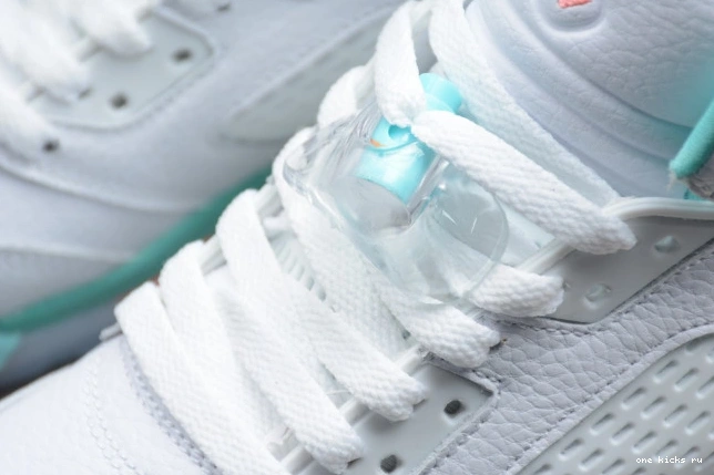 Chep Onekick Jordan 5 GS Light Air 440892-100 Aqua 0613